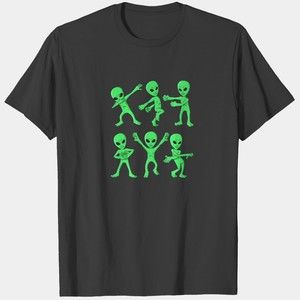 Dancing Aliens Dance Challenge Boys Girls Kids Hal T Shirts